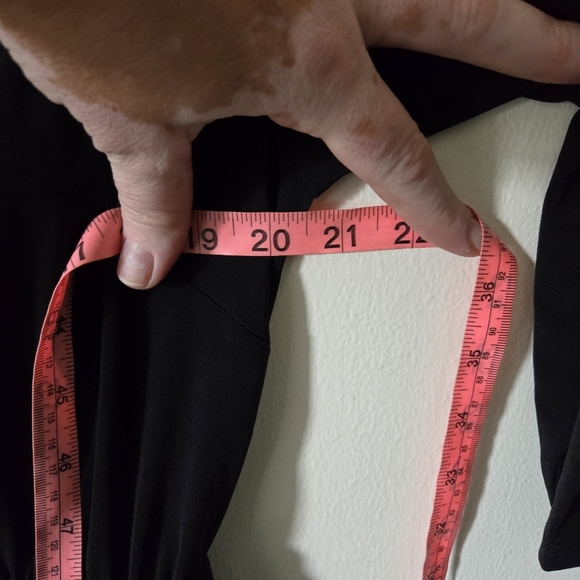 Lane Bryant faux wrap dress black 14/16 - Picture 6 of 8